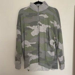 Aerie Oversized Quarter Zip Sweater